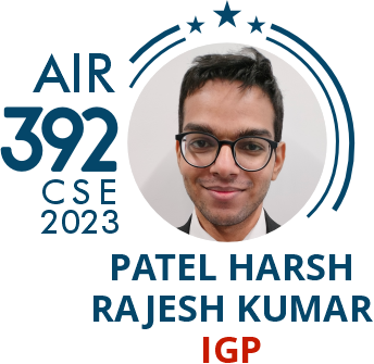 Rank 392 UPSC IAS CSE23