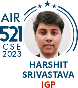 Rank 521 UPSC IAS CSE23 