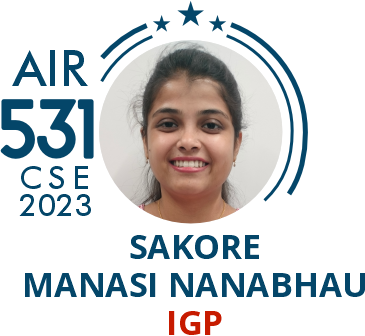 Rank 531 UPSC IAS CSE23