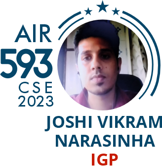 Rank 593 UPSC IAS CSE23
