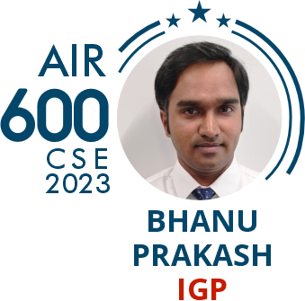Rank 600 UPSC IAS CSE23