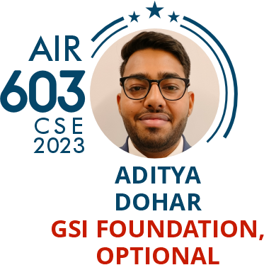 Rank 603 UPSC IAS CSE23