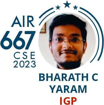 Rank 667 UPSC IAS CSE23 