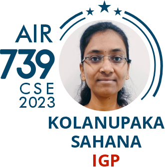 Rank 739 UPSC IAS CSE23