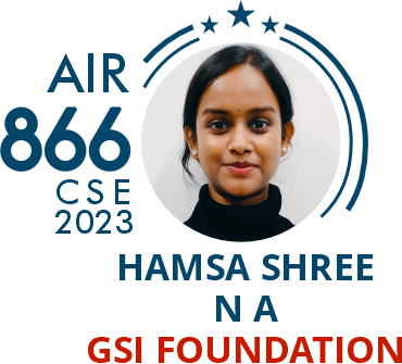 Rank 866 UPSC IAS CSE23 