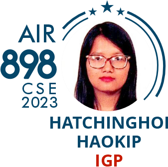  Rank 898 UPSC IAS CSE23