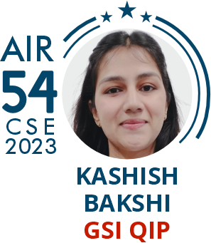 Kashish Bakshi- Rank 54 UPSC IAS CSE23