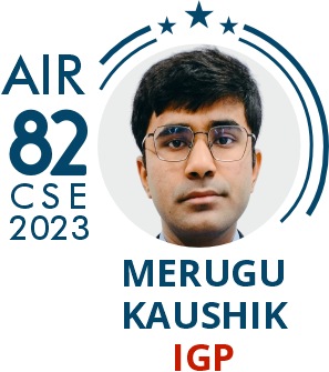 Merugu- Rank 82 UPSC IAS CSE23