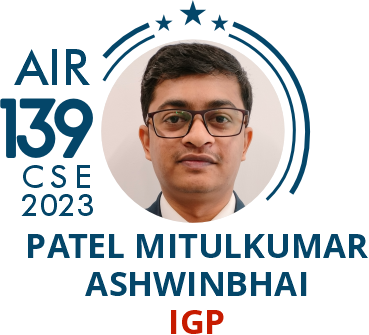 Rank 139 UPSC IAS CSE23