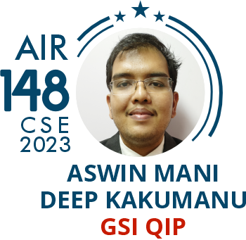 Rank 148 UPSC IAS CSE23 