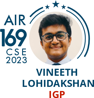Rank 169 UPSC IAS CSE23