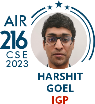 Rank 216 UPSC IAS CSE23