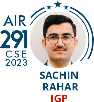 Rank 291 UPSC IAS CSE23