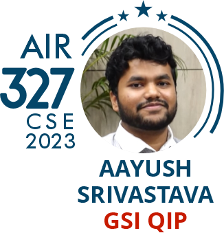 Rank 327 UPSC IAS CSE23
